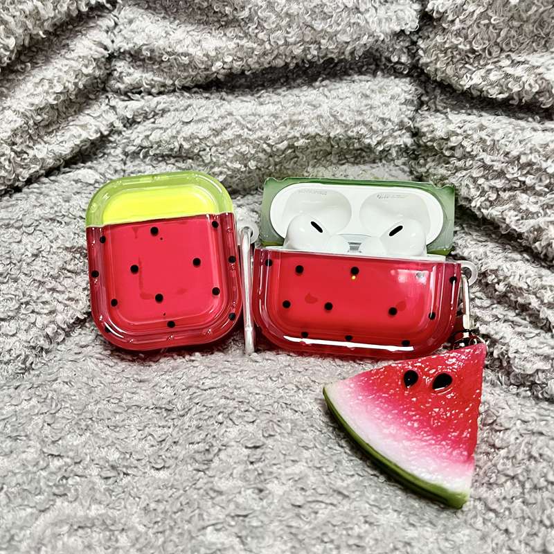 【廃盤】AirPods スイカデザイン AirPods Pro ケース AirPodsケース